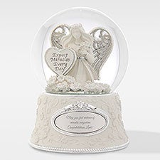 Personalize Religious Miracle Angel Snow Globe - 43600