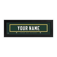 Green Bay Packers NFL Personalized Name Jersey Print - 43611D
