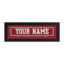 San Francisco 49ers NFL Personalized Name Jersey Print - 43615D