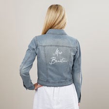 Bride Embroidered Jean Jacket  - 43658
