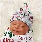 Best Gift Ever Personalized Baby Top Knot Hat - 43703