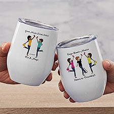 Cheers to Friendship philoSophies Personalized Insulated Wine Cup - 43717