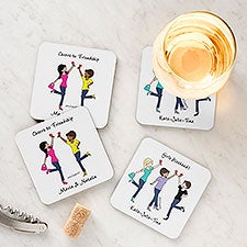 Cheers to Friendship philoSophies® Personalized Coaster  - 43722