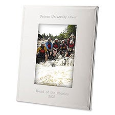 Engraved Friends Tremont Silver 4x6 Picture Frame  - 43775