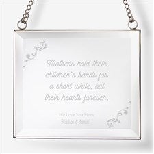 Dear Mom Personalized Glass Suncatcher - 43790