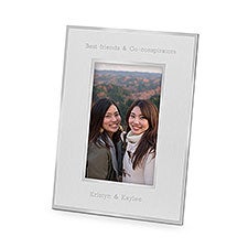 Kids Personalized Flat Iron Silver Picture Frame - 43820