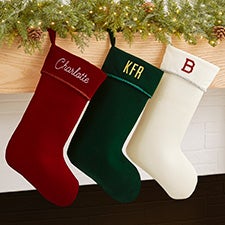 Classic Christmas Personalized Christmas Stockings - 43821