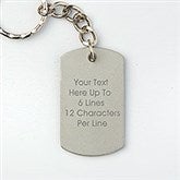Write Your Own Personalized Dog Tag Keychain  - 43842