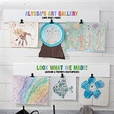 All Mine! Kids Art Display Personalized Clip Wood Sign - 43892