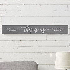This Is Us Personalized Wooden Sign - 43893