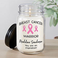 Choose Your Awareness Ribbon Personalized Farmhouse Candle Jar - 43928