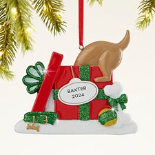 Dog Present Personalized Ornament - 43949