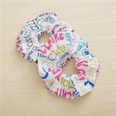 Repeating Name Personalized Scrunchie 2pc Set - 43960