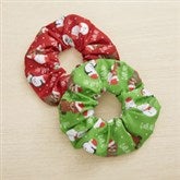 Holly Jolly Characters Personalized Scrunchie Set - 43963