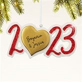 2023 Couples Personalized Ornament - 43981