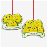 Taco Family Personalized Ornament  - 43984
