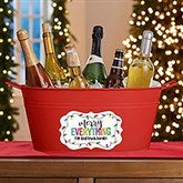 Merry Everything Personalized Party Tub - 44002