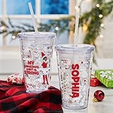 The Elf on the Shelf Christmas Personalized Acrylic Tumbler - 44048