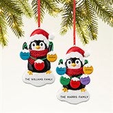 Winter Penguin Personalized Ornament - 44067