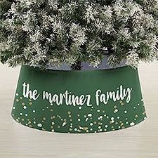 Sparkling Name Personalized Christmas Tree Collar  - 44098