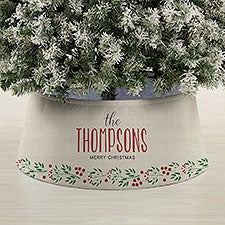 Christmas Wreath Personalized Christmas Tree Collar  - 44103