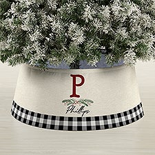 Festive Foliage Personalized Christmas Tree Collar  - 44108