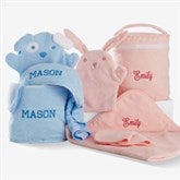 Embroidered 4-Piece Baby Bath Set - 44139