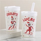 The Elf on the Shelf Candy Cane Personalized Toddler 8oz. Straw Sippy Cup - 44153