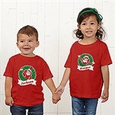 The Elf on the Shelf Wreath Personalized Kids Shirts  - 44155