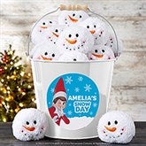 The Elf on the Shelf Personalized Metal Snowball Buckets - 44161
