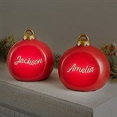 Wavy Name Personalized Christmas Light Up Resin Table Top Ornament - 44177