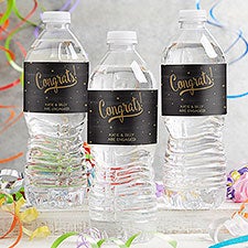 Congratulations Personalized Water Bottle Labels  - 44211