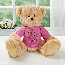 Get Well Soon Personalized Teddy Bear - 44222