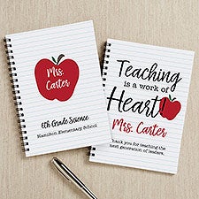 Inspiring Teacher Personalized Mini Journals-Set of 2 - 44239