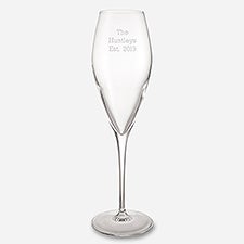 Engraved Luigi Bormioli Housewarming Atelier Champagne Flute - 44271