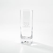 Engraved Luigi Bormioli Business Highball Drinking Glass - 44316