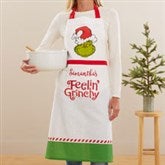The Grinch Embroidered Kitchen Apron - 44383