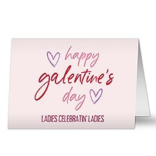 Galentines Day Personalized Greeting Card - 44451