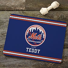 MLB New York Mets Personalized Pet Food Mat - 44470