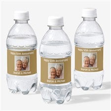 Party Personalized Photo Water Bottle Labels  - 44471