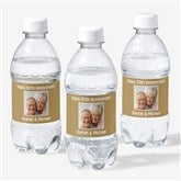 Party Personalized Photo Water Bottle Labels  - 44471