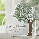 Rooted In Love Personalized Colored Heart Keepsake - 44482