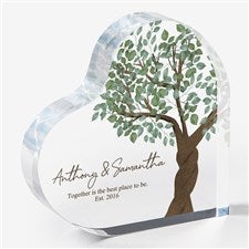 Rooted In Love Personalized Heart Keepsake  - 44482