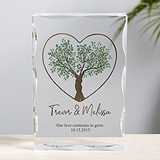 Rooted In Love Personalized Acrylic Keepsake  - 44486