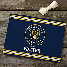 MLB Milwaukee Brewers Personalized Pet Food Mat - 44494