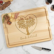 Rooted In Love Personalized Hardwood Charcuterie Board - 44503