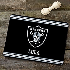 NFL Las Vegas Raiders Personalized Pet Food Mat - 44522