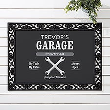 His Place Personalized Doormat  - 44548