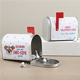 Dog Gone Cute Personalized Valentine's Day Treat Mailbox - 44551