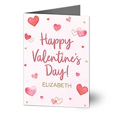 Valentines Day Personalized Greeting Card  - 44601